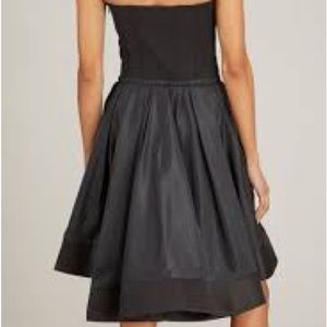 Proenza Schouler Taffeta Bustier Fit and Flare